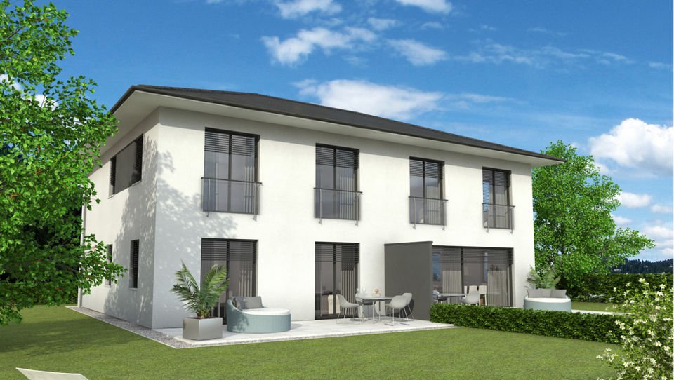 Modernes neues Doppelhaus mit ca. 110 m² Wohnfläche in massiver schlüsselfertiger Ausführung in Meiningen: goo.gl/rCdCjq #Immobilien #Vorarlberg