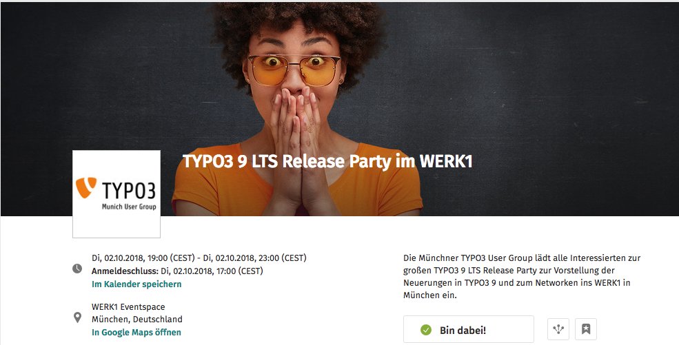 coma_AG's tweet photo. TYPO3 9 LTS Release Party @coma_AG  ist dabei. Wir freuen uns schon auf die neuen Features und den LTS für 2020 #typo3 #updateYourCMS https://t.co/hKIRdG4ZWq
