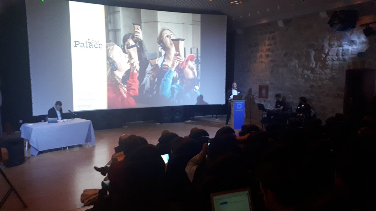 BestInHeritage's tweet photo. Presentation of #LostPalace @HRP_palaces at #bestinheritage IMAGINES by @TCP1980 https://t.co/t3LebJGXbx