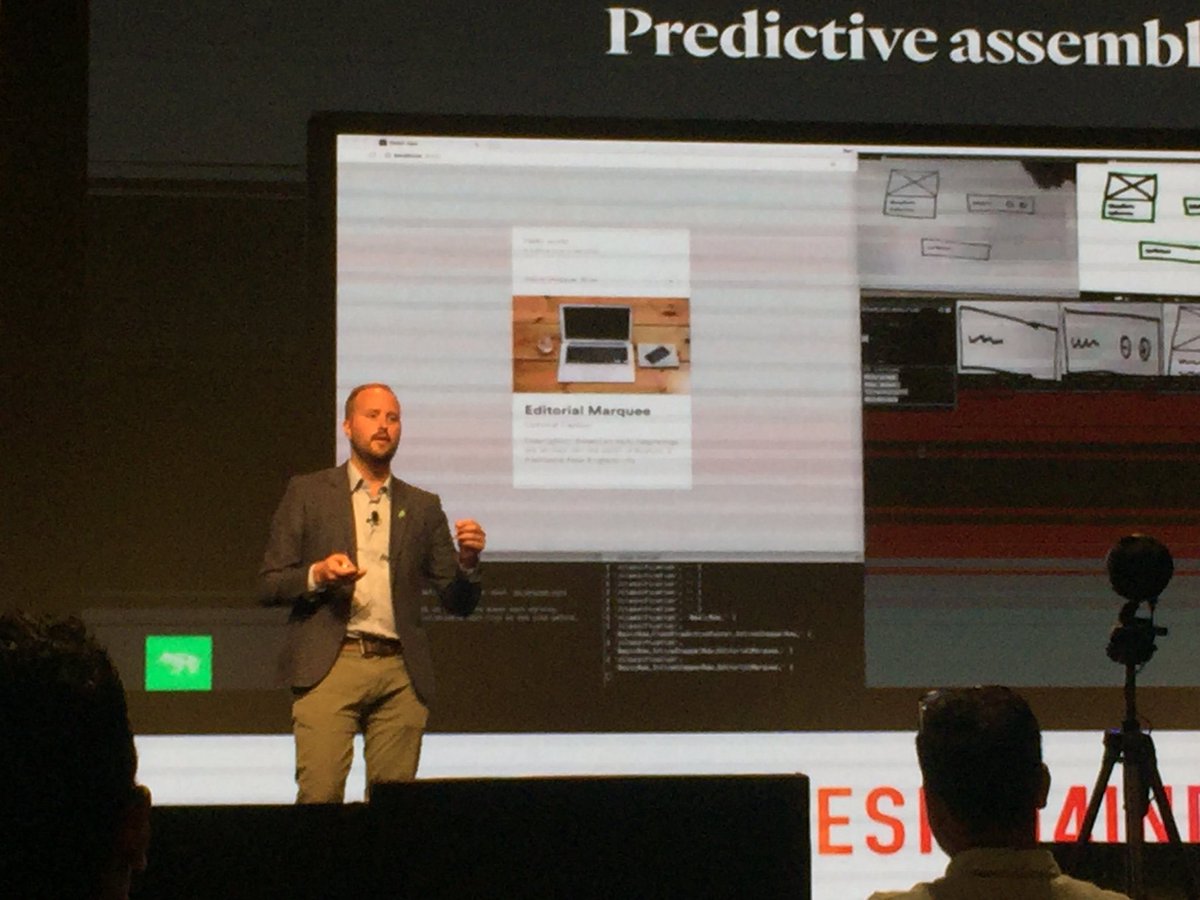 Gururaj15's tweet photo. How freakin cool is this predictive assembly by @Airbnb, scan wireframe and predictive assembly will produce predictive high fidelity #Design4India #TweetForTrees #Embed2018 https://t.co/5EOKwkicdV