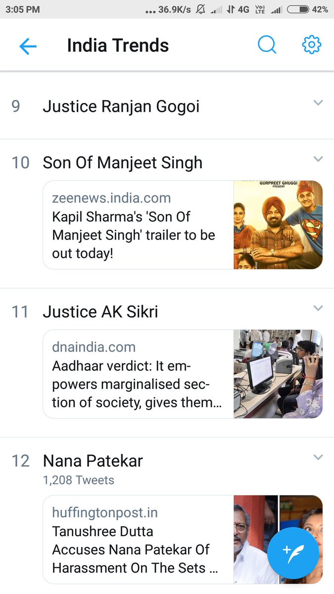 Kapil FC Delhi โค๏ธ (@kapilfansdelhi) on Twitter photo Son Of Manjeet Singh
Is Trending In India At 10th Position
#SonOfManjeetSinghTrailer
Out At 4PM
<a href="/KapilSharmaK9/">Kapil Sharma</a> Son Of Manjeet Singh
Is Trending In India At 10th Position
#SonOfManjeetSinghTrailer
Out At 4PM
<a href="/KapilSharmaK9/">Kapil Sharma</a>