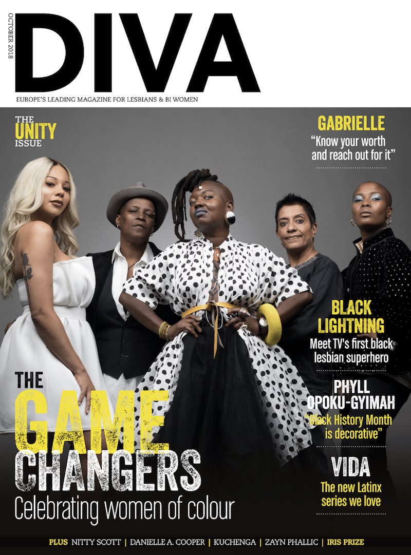 DIVAmagazine's tweet photo. Fancy getting your hands on the new issue of DIVA guest edited by the awesome @MsLadyPhyll? Get your copy now at https://t.co/7CElLClkFw 📸: @elaineaemmott #DIVA_QWOC #DIVAUnity https://t.co/7uJODSG61O https://t.co/J07RAFRsPD