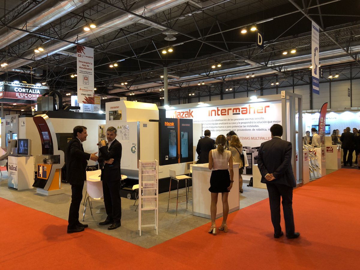 intermaher's tweet photo. En directo desde @feriademadrid @MetalMadridEs Pabellón 4, Stand C14.
@intermaher te espera con el #centromecanizado vertical #VCN 530C integrado con #controlsmooth G.
¡Visítanos! https://t.co/anzTzTmaUs