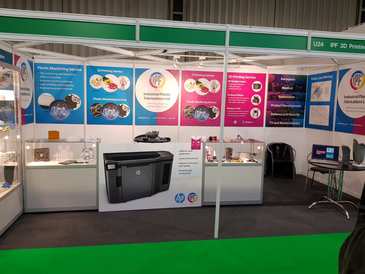IPF_UK's tweet photo. Day 2 of the TCT show 2018 in Birmingham's impressive NEC arena. Visit us on stand U24 to talk 3D Printing, Machining and Fabrication with both our MD's this week. #anyoneelsesfeethurt? #wehavechairs @TCTShow 

#TCT2018 #Innovation #4threvolution #3dPrinting thence https://t.co/zdP46IbcFq