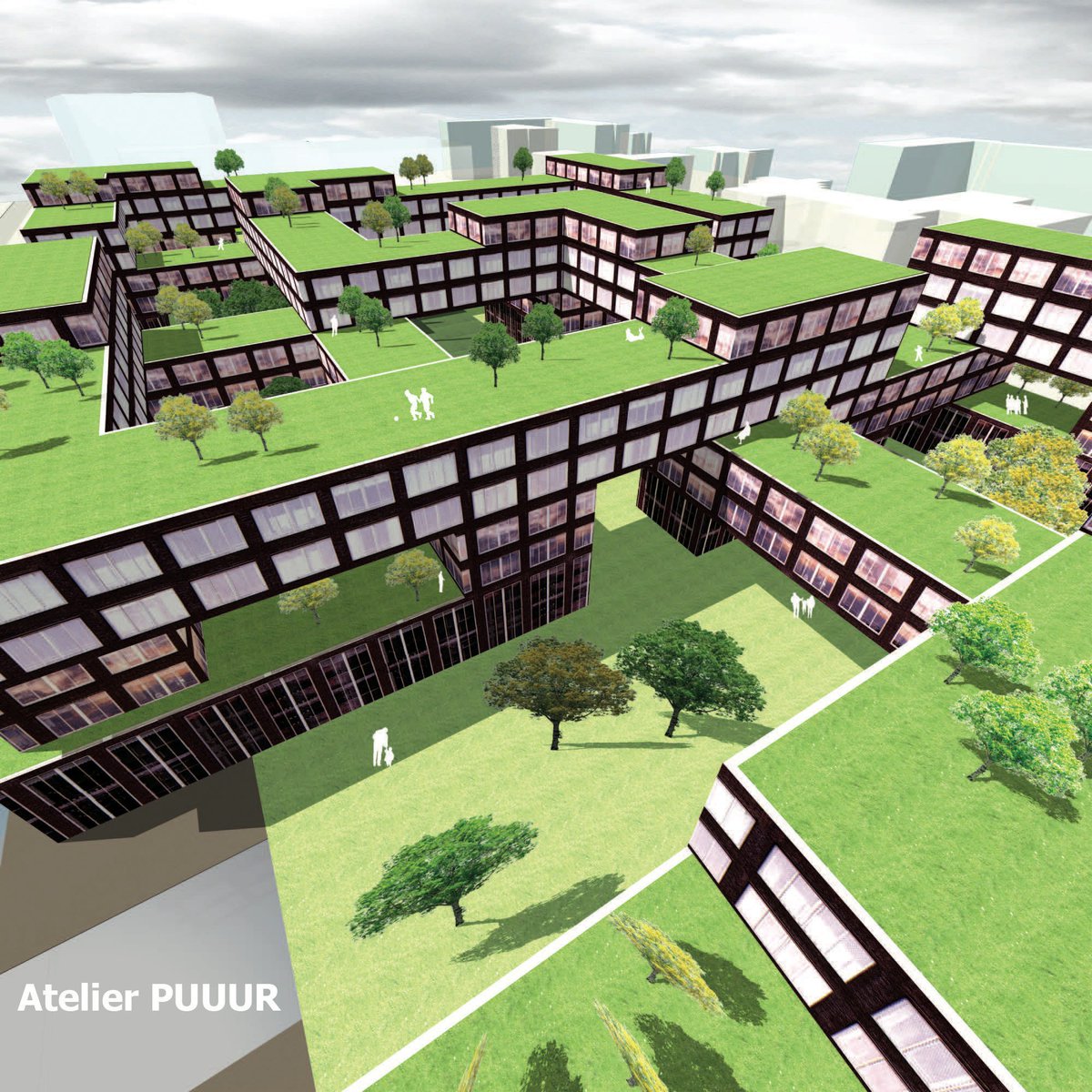 Ons plan met [gezins]woningen in de stad geselecteerd <a href="/ARCAMupdate/">Arcam</a> Debat: Wonen in de Verdichte Stad. 'Stedelijke Kasbah' een minidorp, daktuinlandschap, labyrintische groene hoven. Hoge dichtheid wonen [162wo/ha, 125m2] en toch voldoende lucht en ruimte.
tinyurl.com/yd7c2bhd