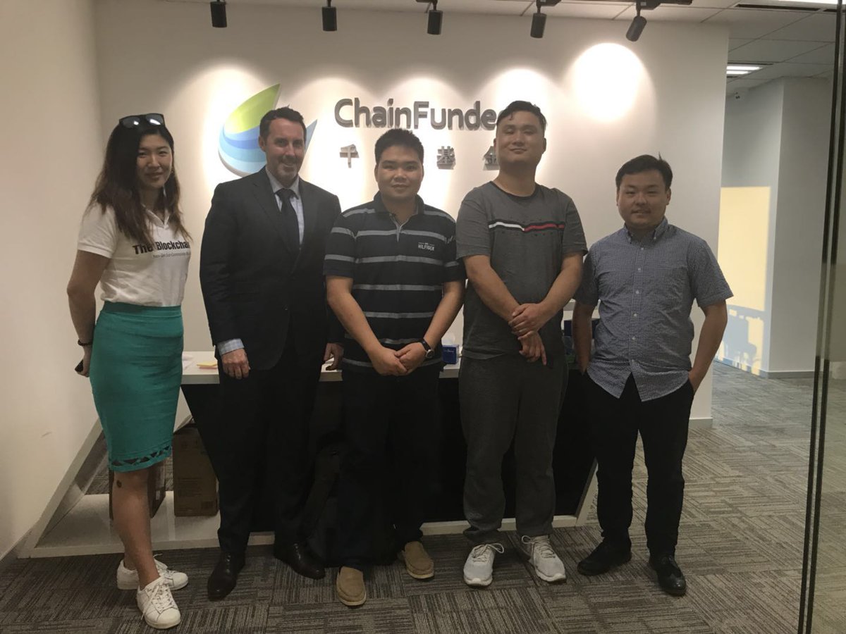ChainFunderCap's tweet photo. Thanks @CollinStar_ for visiting our office today, @cryptojayden @jasonwebb https://t.co/DlyXFGS82f