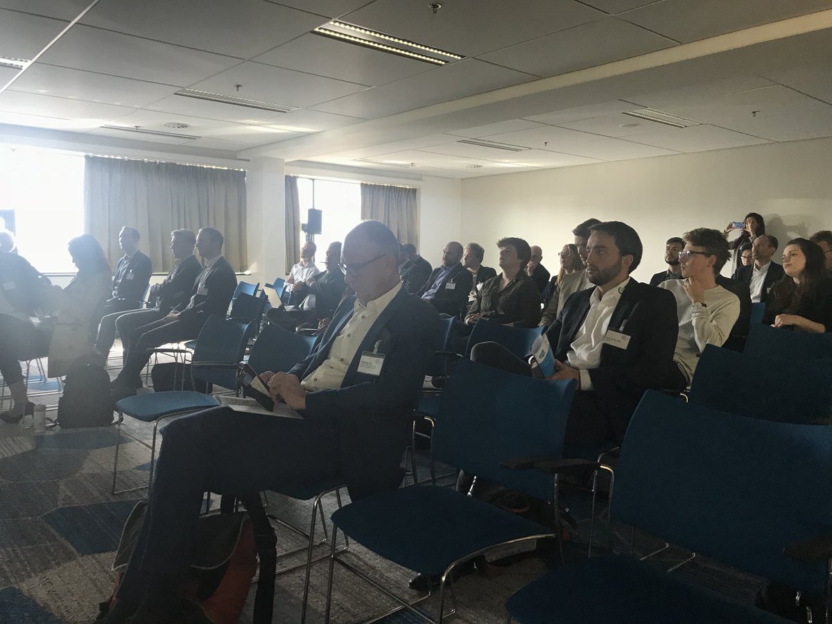 bluegoldwalker's tweet photo. “Thanks to digitalisation we can grasp many opportunities in the water sector” @gabriel_anzaldi presenting digital solutions at #EWTW2018 @ctrlswan https://t.co/ofmo2LHdsq