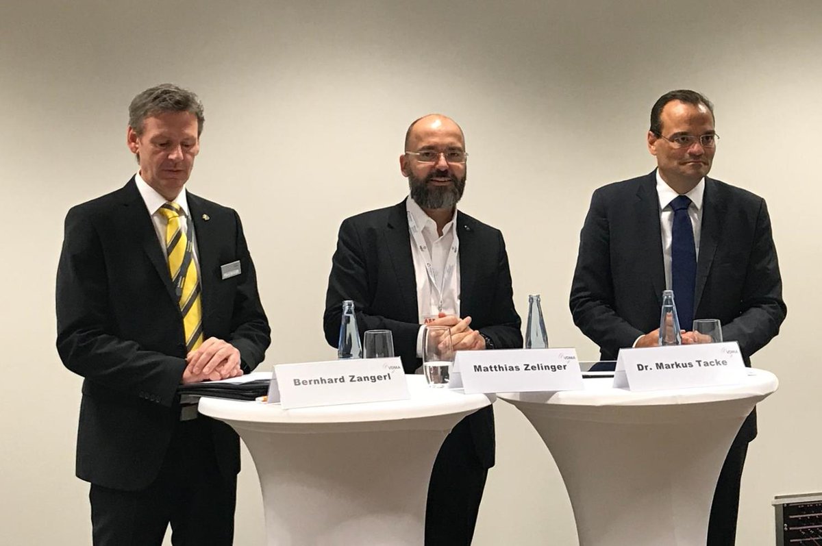 Markus Tacke, chairmen of VDMA Power Systems, highlights the European wind industry as a key driver of innovation &amp; technology for overcoming cost pressure and proposes a stronger CO2 price regime. Right now at the <a href="/VDMAonline/">VDMA</a> press club  #GlobalWindSummit