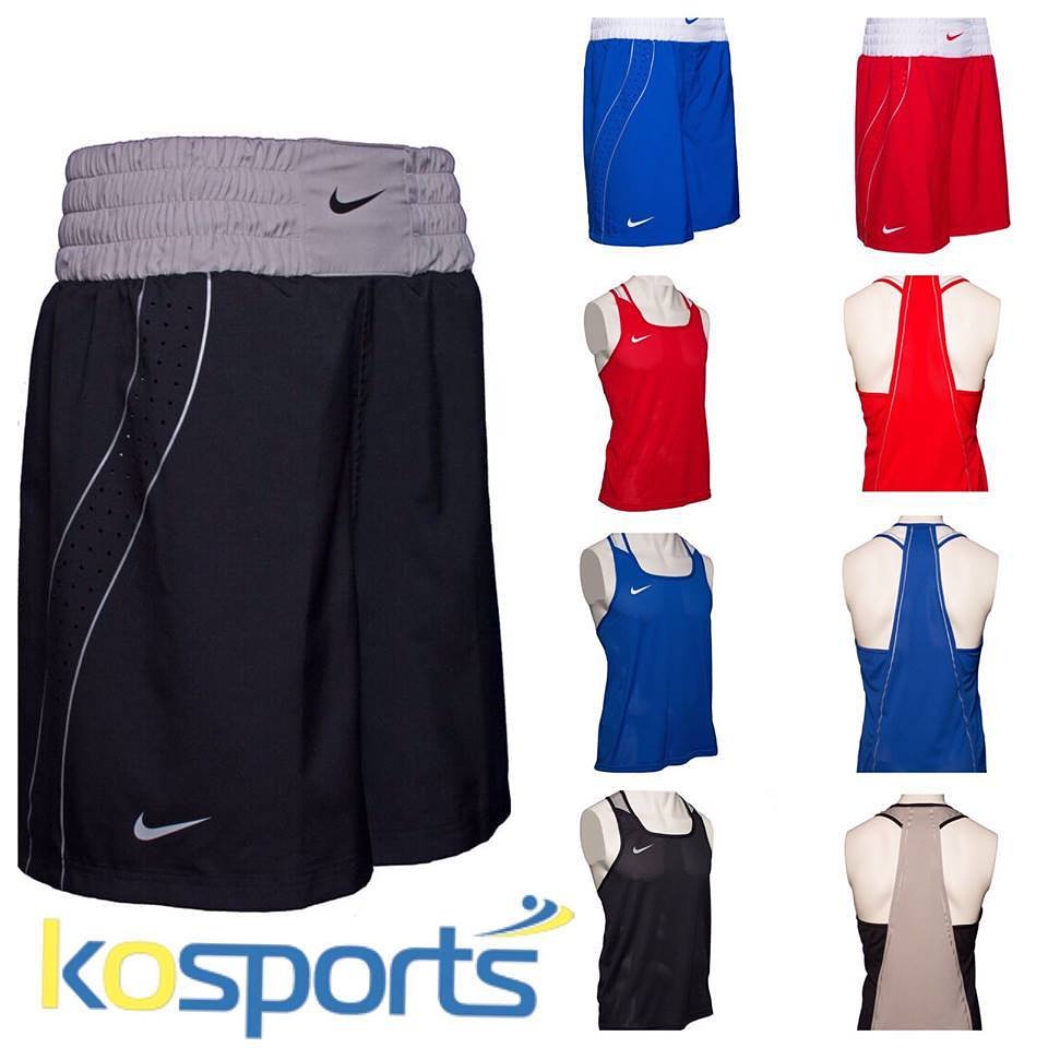 nike boxing vest and shorts