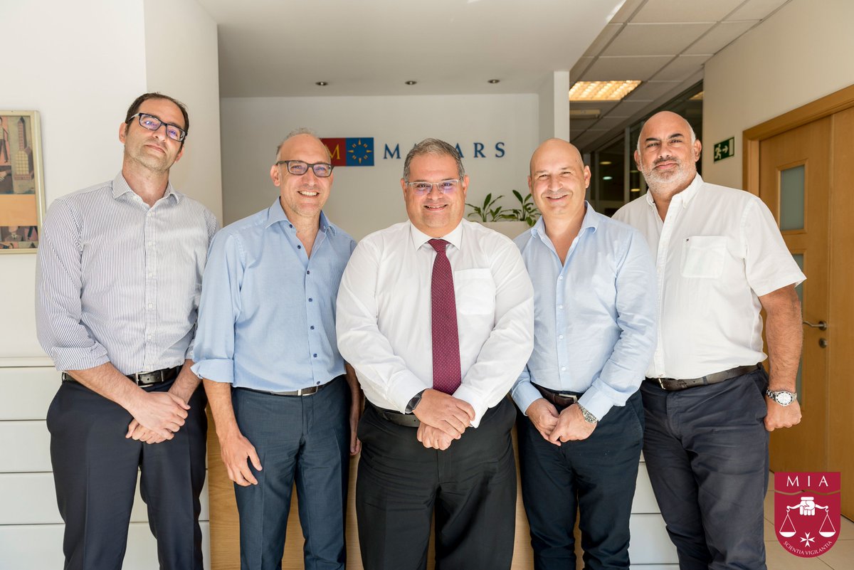 CPAMalta's tweet photo. MIA president William Spiteri Bailey visited the accountants and auditors at @MazarsMalta where they spoke about the changing environment and higher standards in the profession. The visit is part of the Institute’s ongoing initiative to keep close to accounting professionals. https://t.co/rGI83tMpee