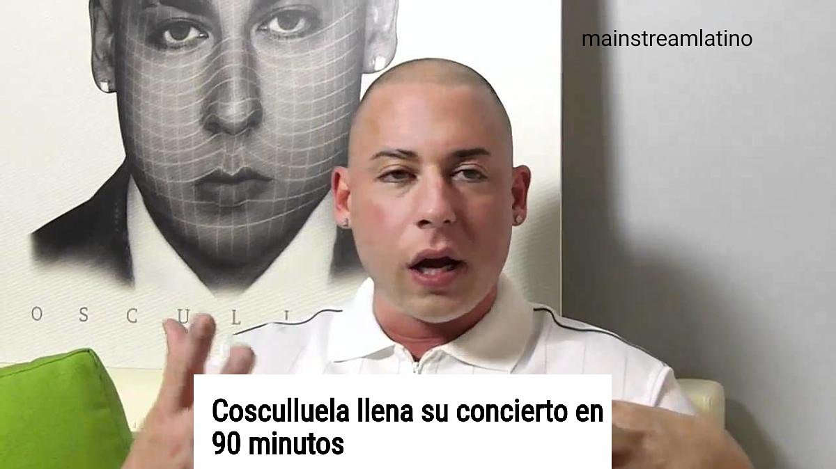 Mainstreamlati1's tweet photo. El cantante de género urbano Cosculluela logró que sus fans compraran sobre cinco mil boletos de su concierto “Cosliseo II” a solo 90 minutos de estar disponibles.

La cita musical será el 16 de noviembre en el Coliseo de Puerto Rico en Hato Rey. https://t.co/bFgYWwMaml