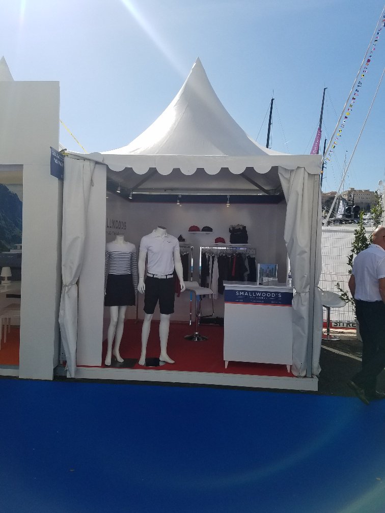 Yachtwear's tweet photo. Welcome to the #mys2018. All exhibitors are ready for great show! Meet our team on booth QC3. #appearelpartner #MonacoYachtShow #uniforms https://t.co/p5YkNi8gnF