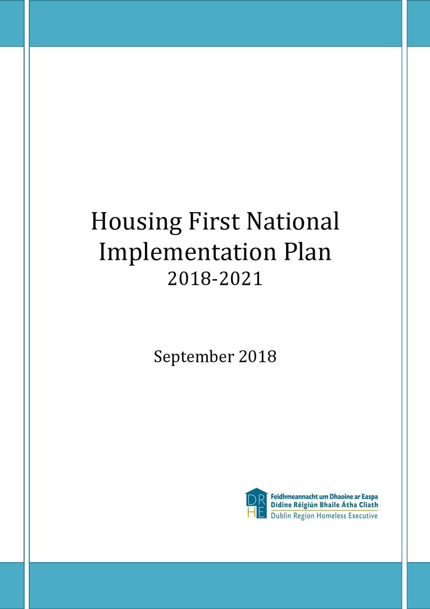 The Minister for Housing and the Minister for Health are launching the Housing First National Implementation Plan with Housing First National Director Bob Jordan #HousingFirst Download the plan here https://www.homelessdublin.ie/our-work/news/housing-first-national-implementation-plan-2018-2021-launched-today-2 …