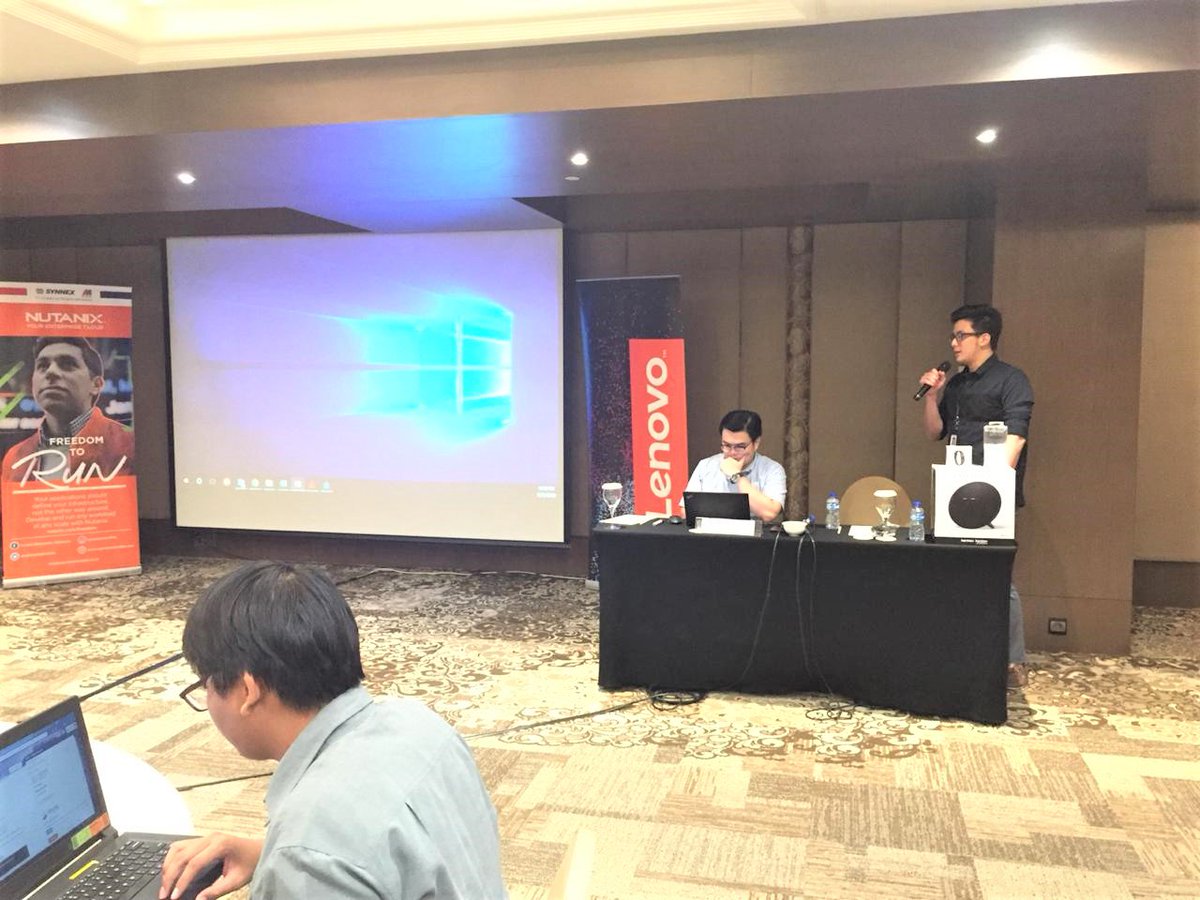 SynnexMetrodata's tweet photo. Seminar tersebut membahas mengenai Hypercoverged Infrastructure dimana Lenovo sebagai hardware berkolaborasi sebagai satu Infrastructure dengan Nutanix
#synnexmetrodataindonesia #nutanix #lenovodcg #nextgenerationdatacenter #hyperconverged #infrastructure https://t.co/Lp4Arlty7q