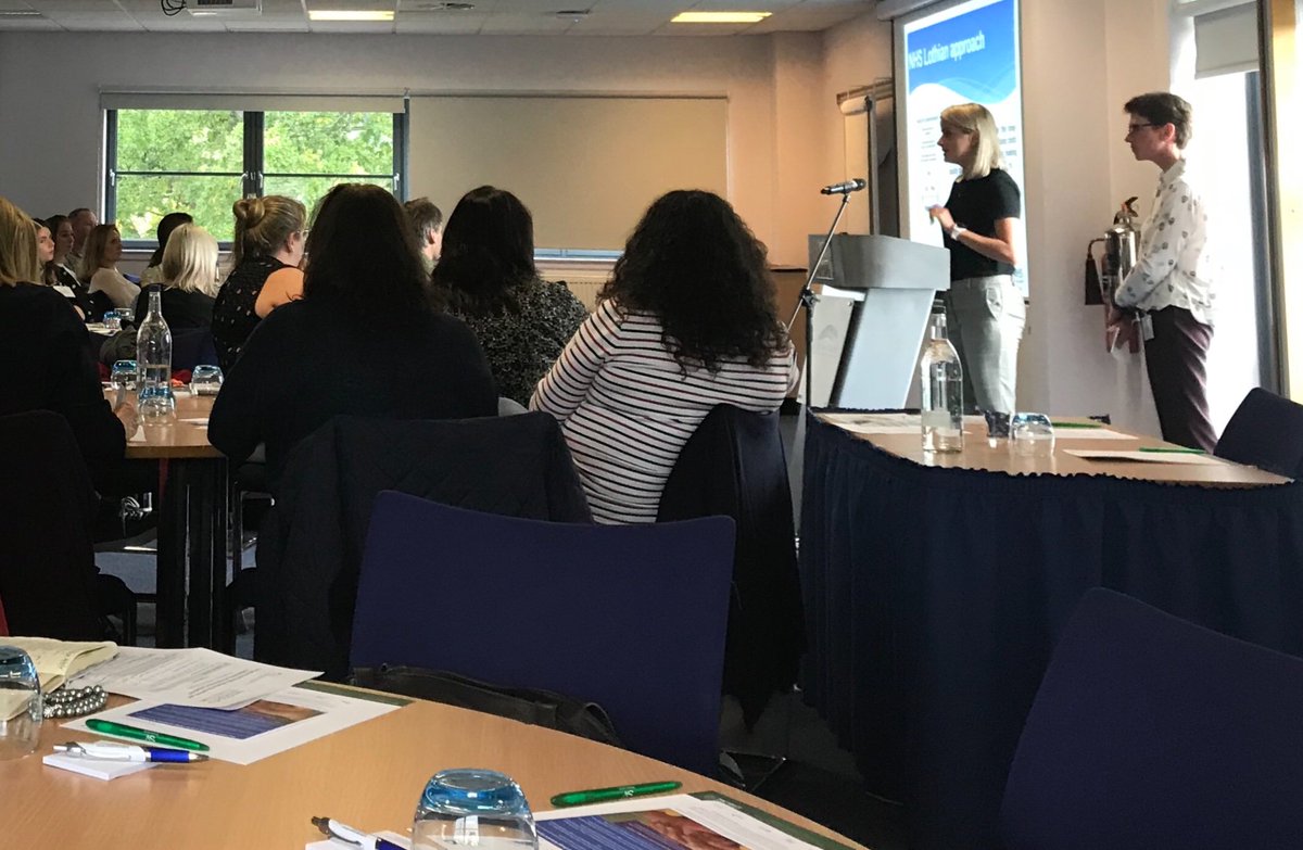 PeeblesEllie's tweet photo. @MariaHolancova &amp; @CheesemanJane presenting the successes &amp; learning from the QI in Mental Health Network in @NHS_Lothian @LothianQuality #SISCC #QIBehaviourChange https://t.co/T1nRoqF0yh