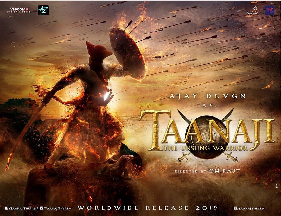 ilovexromance's tweet image. Poster of @ajaydevgn 's next.... TAANAJI which went on floors yesterday.....
.
.
.
.
.
.
@TaanajiTheFilm #ajaydevgnfilms #adff