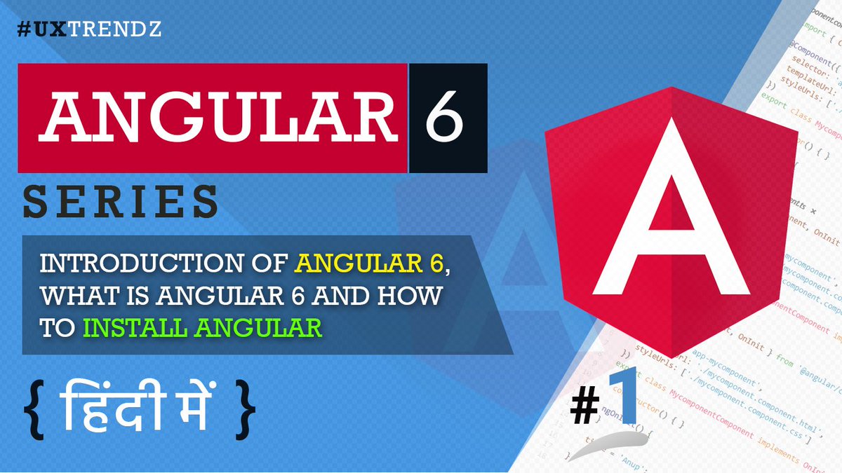 uxtrendz's tweet image. Angular 6 Tutorial in Hindi | Introduction of Angular 6 in Hindi | Install Angular | Angular 6 for Beginners
bit.ly/2pw7bTN
SUBSCRIBE: bit.ly/2P58fbS
#AngularforBeginners #Angular6 #LearnAngular #LearnWithAnup #Uxtrendz
#Uxtrends #AngularBasics