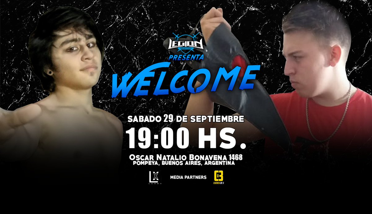 NuevaEraArg's tweet photo. Dos nuevas promesas de el wrestling y de la agrupación #FederaciónSantafesinadeCatch se enfrenta en @NuevaEraArg #Welcome este día sábado, desde la ciudad de Rosario #TaiOSullivan y desde la provincia de San Francisco, Córdoba, "El Rompe Cráneos" @JoaVerrr. https://t.co/3BObYLhMYX