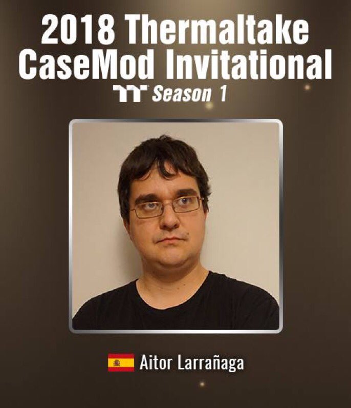navarralanparty's tweet photo. Agradecemos la presentacion en exclusiva en #NavarraLANParty del modding de @HardkModder Finalmente ha conseguido el 4 puesto en votación popular en la CaseMOD Thermaltake Invitational Season 1 
¡Felicidades crack! 👏🏻
https://t.co/nh9hDcAXLr https://t.co/19vNA8e4Gn