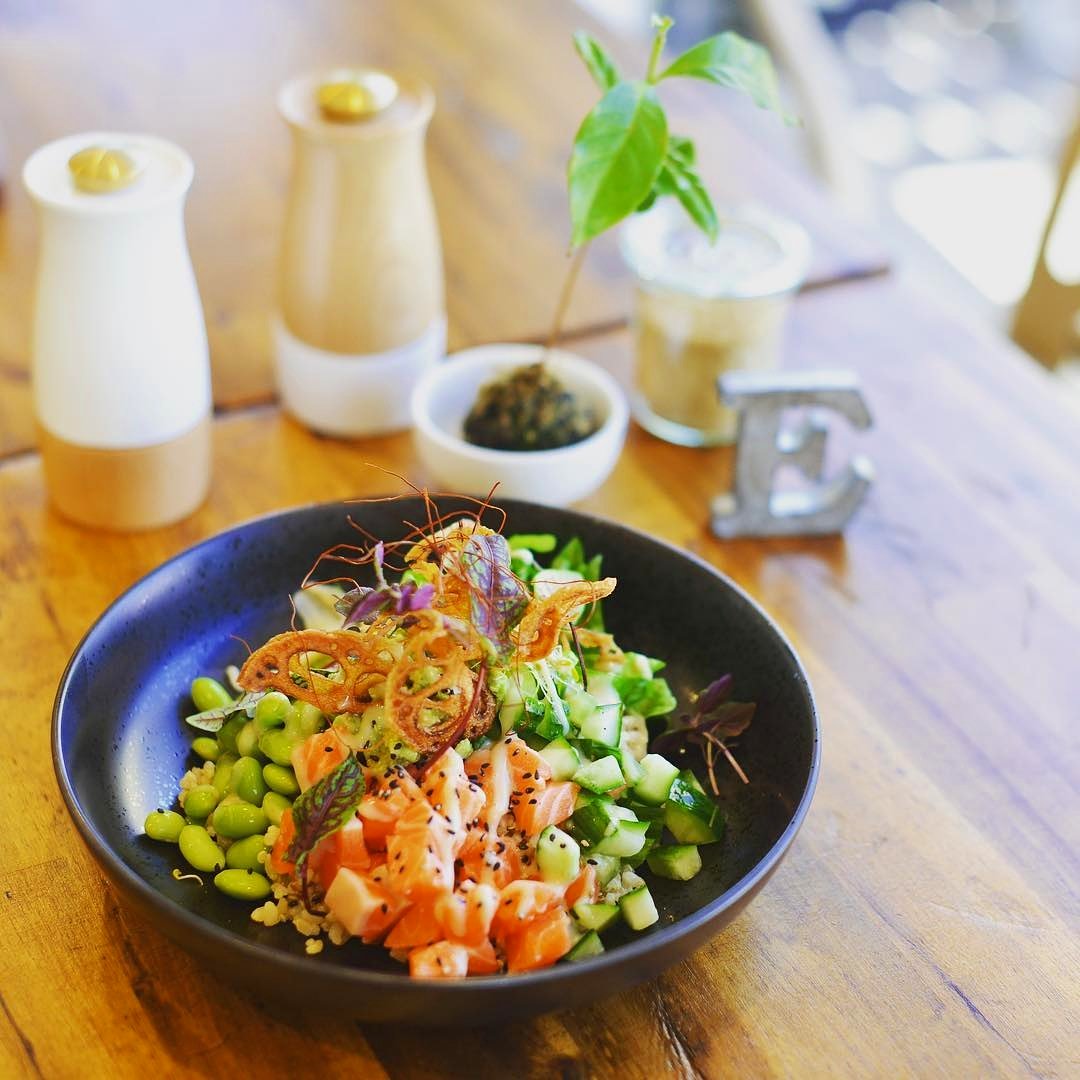 foodonlineIN's tweet photo. Such a beautiful dish.
Visit @cafeelation & must try healthy salad ‘ Ocean trout Poke bowl’
#healthy #nicesalad #tastyfood #foodporn #foodies #foodideas #healthytips #healthylifestyle #fitpeople #travel #visitaustralia #healtyrecipes #foodtopic #foodbloggers #foodonlineindia https://t.co/0oVB6j6tex