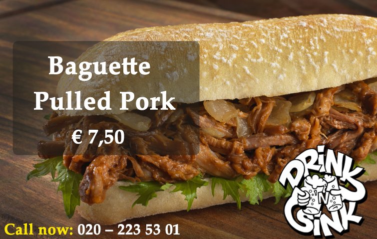 drink_sink's tweet photo. Enjoy #Breakfast #sandwiches #Baguette #Pulled #Pork with #dance &amp; #music at #DrinkNSink.

Website: https://t.co/VruvZ9dYTR https://t.co/oj8Zell2Um