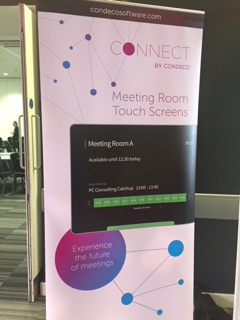 QuoraConsulting's tweet photo. Meet our partners from @CondecoSoftware ready to help with your #smartworking desk bookings systems during our refreshment breaks @QuoraConsulting summit https://t.co/SwjLrzbGO9