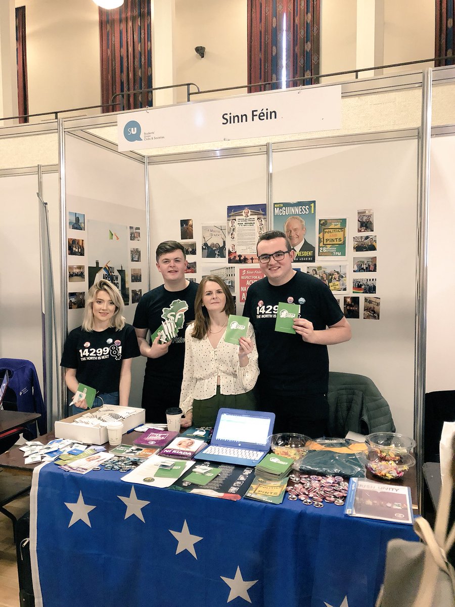 Ogra_SF's tweet photo. Delighted to be at #QUBFreshers today, and to be joined by our Higher Education Spokesperson @CArchibald_SF. We’re in Whitla Hall until 5pm - stop by &amp; say hello! https://t.co/Xrbsmhb86x