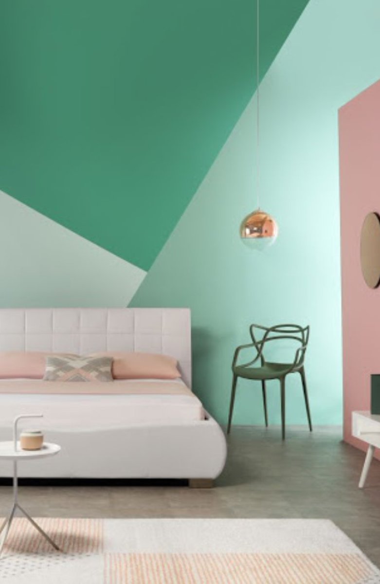 PaintsFohla's tweet photo. Colour block bedroom idea.
Tag us on your colour block picture@ fohlapaints #paint #colour #decoration https://t.co/nUVy57UiXi
