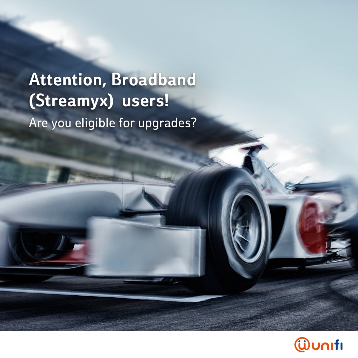 unifi's tweet photo. Streamyx customer? If you're looking to upgrade, you can now check if you're eligible through this handy website! 🙌  https://t.co/hivXESEIWd https://t.co/B7WbCFpc0c
