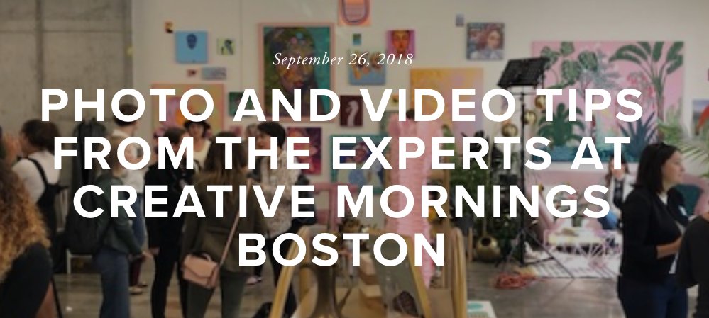 Did you miss last week's #photo/#video workshop? Well, @attackofthetext has recapped all the advice from @kmaroonfoto @ericjleone & @juaterje in this handy blog post: bit.ly/2xFQ72i