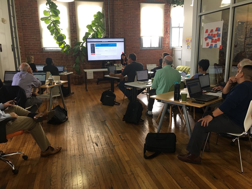 cynthiafrancis's tweet photo. My colleague @irinatikh slaying in her @openforms training in the Digital Services Academy for @JacksonCountyMO . Thank you @KauffmanFDN and @KCDigitalDrive https://t.co/50a0kTfYMk