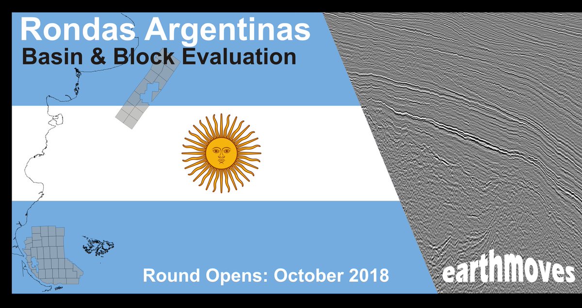 EarthmovesLtd's tweet photo. Following last week's announcement, the offshore Argentina licence round is expected to open in October 2018. Fast-track your preparation with our Digital Atlas &amp; Round Evaluation https://t.co/fbQaQRPSFw… https://t.co/3ISPswhRE9