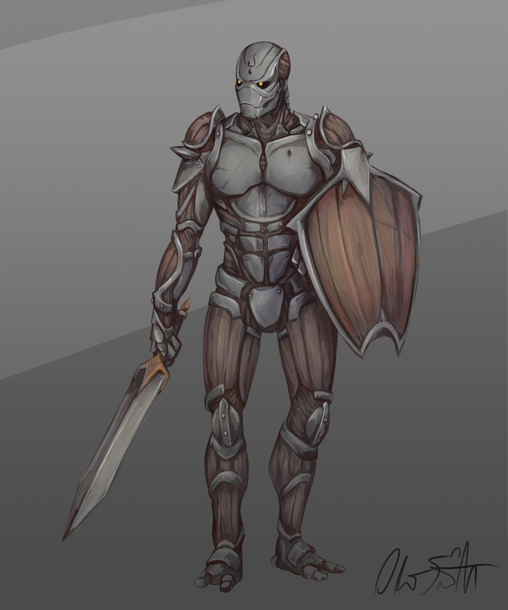 Goblin Designer Olirant on X: "Just finished my first #DnD Commission on  the new kit, A Warforged Fighter https://t.co/3cWumCKiXb" / X