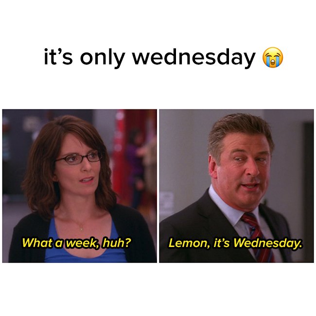 BuzzFeed's tweet photo. Raise your hand if you've been personally victimized by Wednesdays 🙋🙋🙋 https://t.co/OvgFUM1zSO