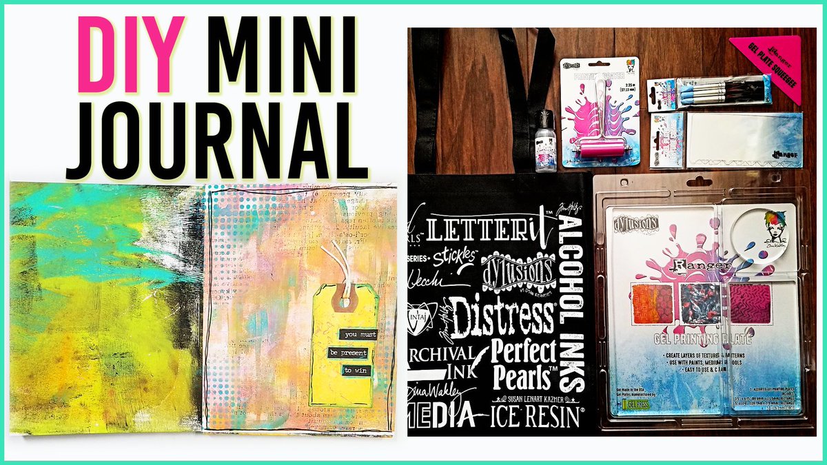 Creating a Mini Journal with the Brand New Gel Printing Plate by Ranger! FUN!
buff.ly/2x6vn3m
#rangerink #dylusions #dinawakley #gelplate #gelplateprinting #rangergelplate #artjournal #diytutorial #diy