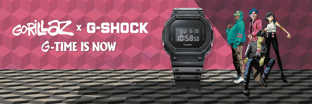 MatyBijoutier's tweet photo. G-Time is now !  Pour célébrer le 35ème anniversaire de G-SHOCK, la marque collabore avec @gorillaz. Découvrez l'iconique G-SHOCK DW-5600BB, disponible dès maintenant sur https://t.co/hbpIVDtMAg. ⌚
#35yearsoftoughness #gshock #theNowNow #gtimeisnow

👉 https://t.co/al3lT9BVji https://t.co/LNboUncXts