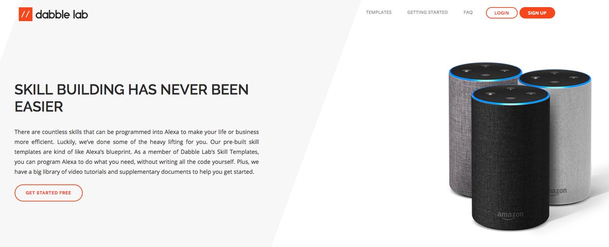 dabblelab's tweet image. Skill Templates have a big library of video tutorials and supplementary documents to help you get started. Sign up today to become a free member of - bit.ly/2KgjRH5 #askcli #skilltemplates #alexadevs