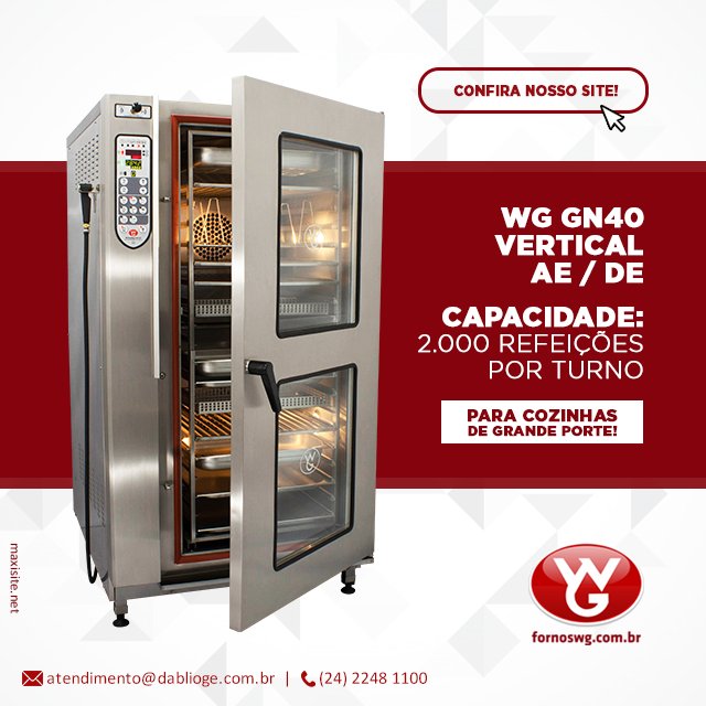 fornoswg's tweet photo. Confira todas as vantagens de ter um WG na sua cozinha: https://t.co/IZ3ELjvwM5
Conheça nossos fornos: https://t.co/Cym2cwha8P
Contato: atendimento@dablioge.com.br | (24) 2248-1100 https://t.co/kFEEDtMkF5