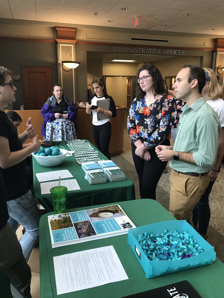 OHIObystander's tweet photo. Look at these @SPA_OHIO  @HESAOhio students learning about Power personal violence and bystander intervention! Come join them! #AMT2018 https://t.co/TqjPaWyxrw