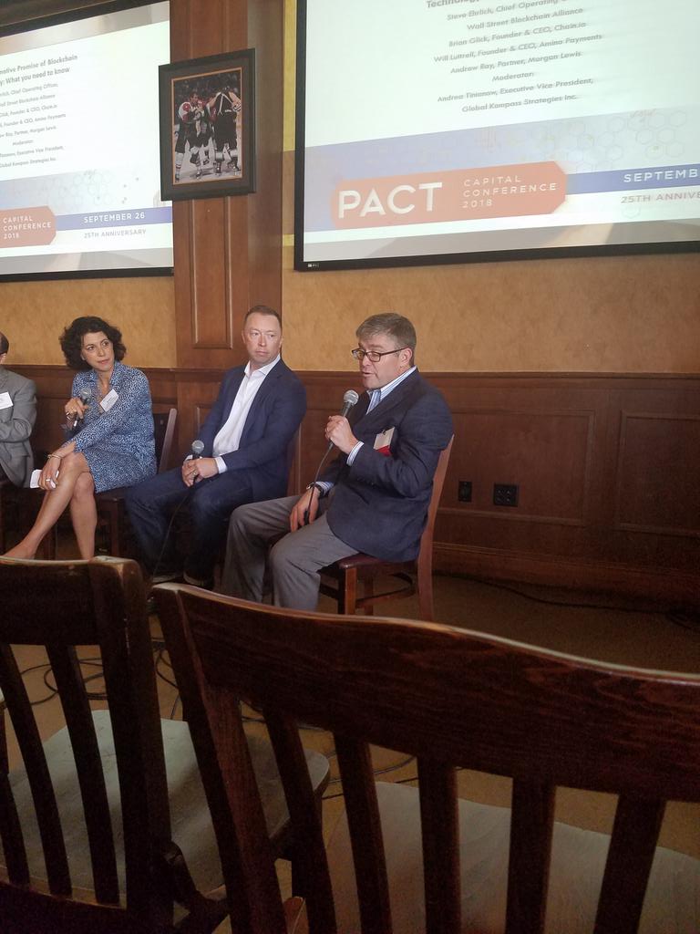 dansheeran's tweet photo. I'm with @AMRayEsq today learning about how block chain can help in healthcare. We're at the PACT conference in Philadelphia. https://t.co/ttVWkvJUIM
