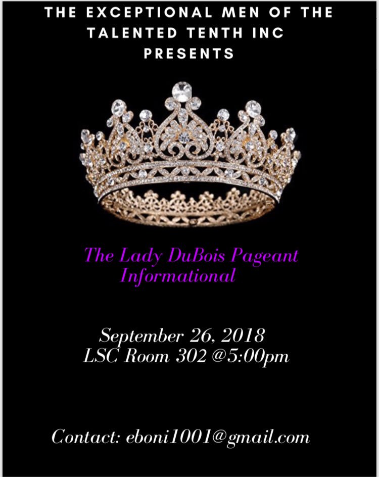 ItsEbbi_'s tweet photo. Ladies!! Today is the day!!! The pageant informational is today at 5:00 pm in LSC Room 302‼️Can’t wait to see y’all there💕 @Talented_X #tenthtenth https://t.co/XipkHAvVQo
