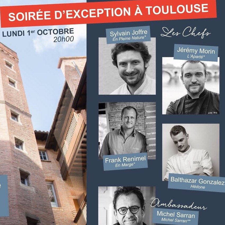 ✅TOULOUSE, le 1er octobre, l’Ostal d'Occitania accueillera un cocktail dînatoire d’exception imaginé par un casting 5 étoiles 🤩❤️

Une soirée au service de la culture occitane, à travers la langue, la musique, l’art et la gastronomie.

📣🍽 #TAR2018 #Gastronomie
