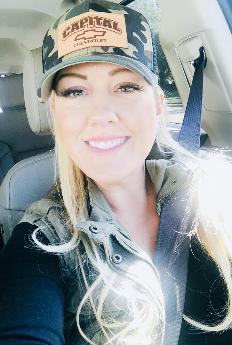 EricaDeLong's tweet photo. Representing my buddies at @capitalchevy #favhat new location coming soon! 💃🏼 https://t.co/S3iTxakTI5