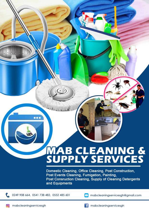 Britina23's tweet photo. For top notch Cleaning, pest control and fumigation, logistics supplies ( Detergents and Toiletries) contact MAB cleaning and supply service.
For post construction cleaning 
Cleaning for church, schools, Offices, hotels, Homes and the others.Fumigation of restaurant,hotels&amp; Homes https://t.co/akpaJyiV5O