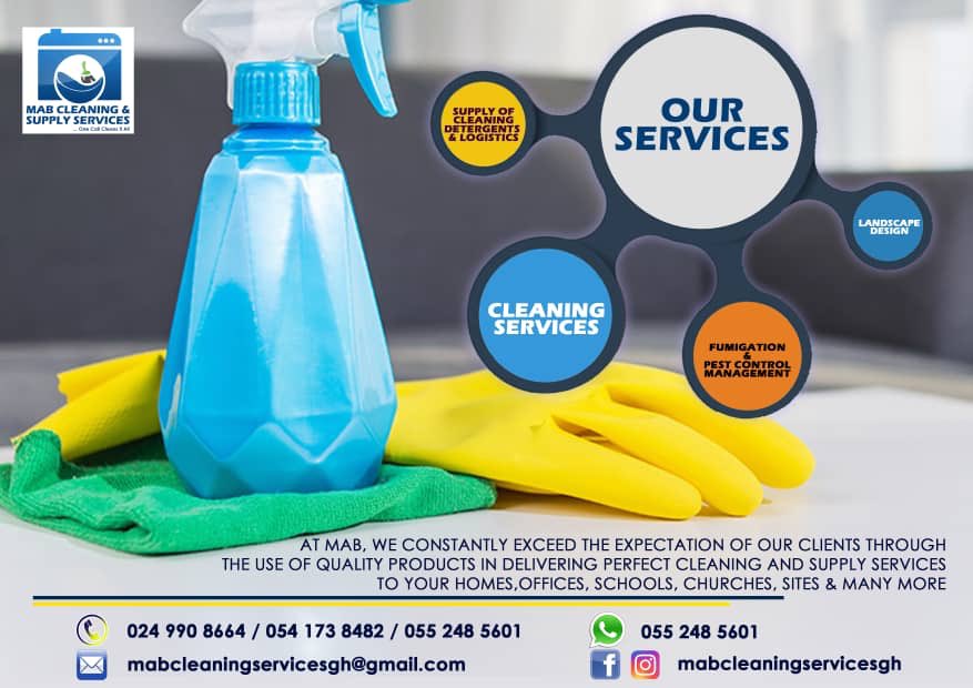 Britina23's tweet photo. For top notch Cleaning, pest control and fumigation, logistics supplies ( Detergents and Toiletries) contact MAB cleaning and supply service.
For post construction cleaning 
Cleaning for church, schools, Offices, hotels, Homes and the others.Fumigation of restaurant,hotels&amp; Homes https://t.co/akpaJyiV5O