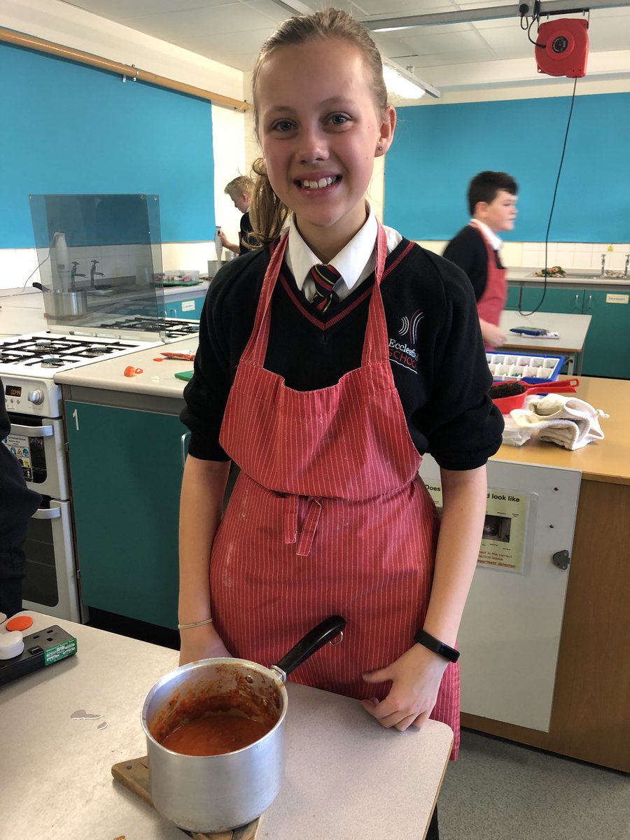 OfficialEcco's tweet photo. Making delicious soup in Year 8 this morning 🍜This one was my favourite as it was extra spicy. Chilli flakes galore! #WeAreEcco https://t.co/KDHQZPHB4v