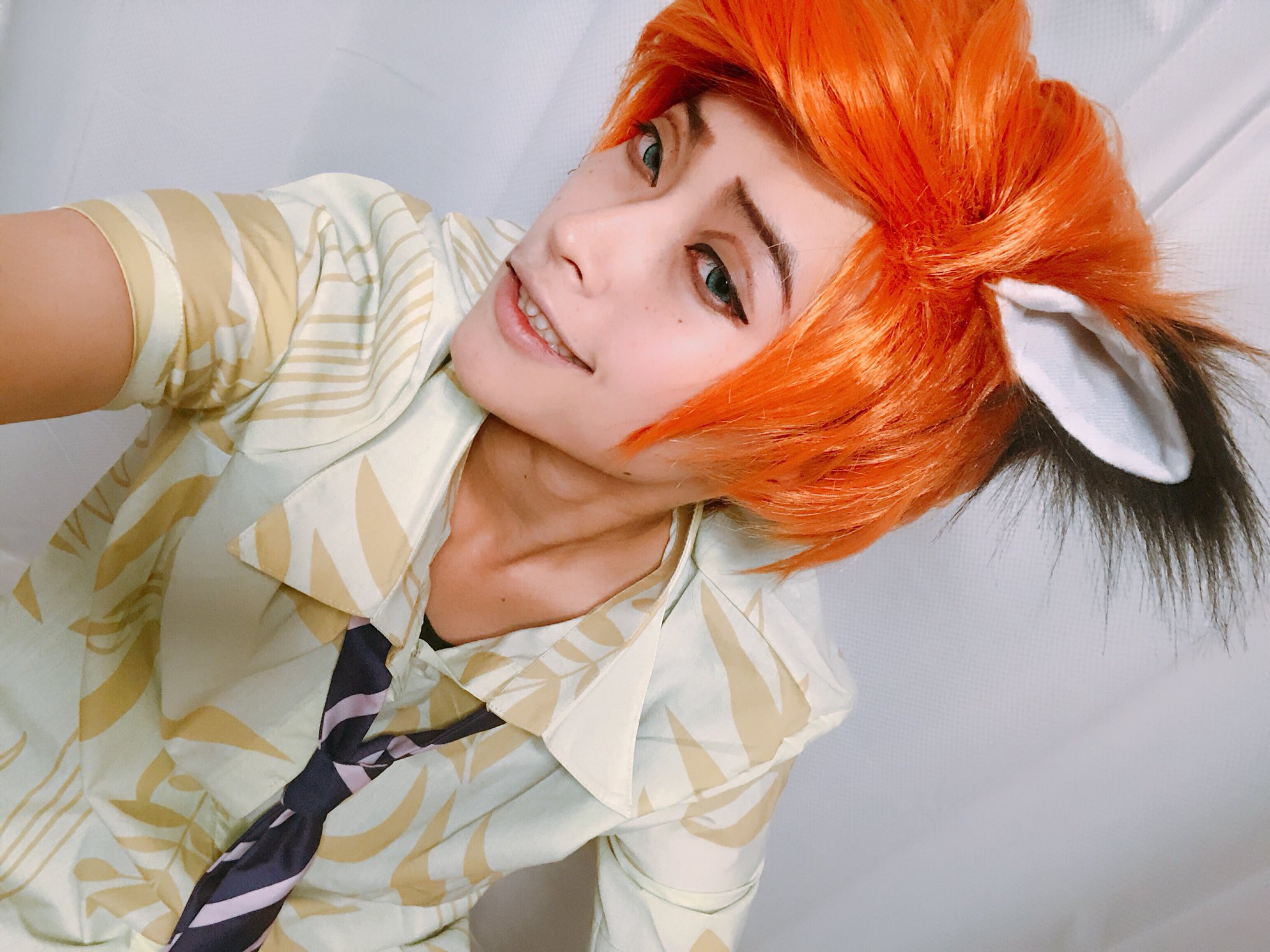 カット・セット済】コスプレ ウィッグ ズートピア ニック Amazon.co.jp