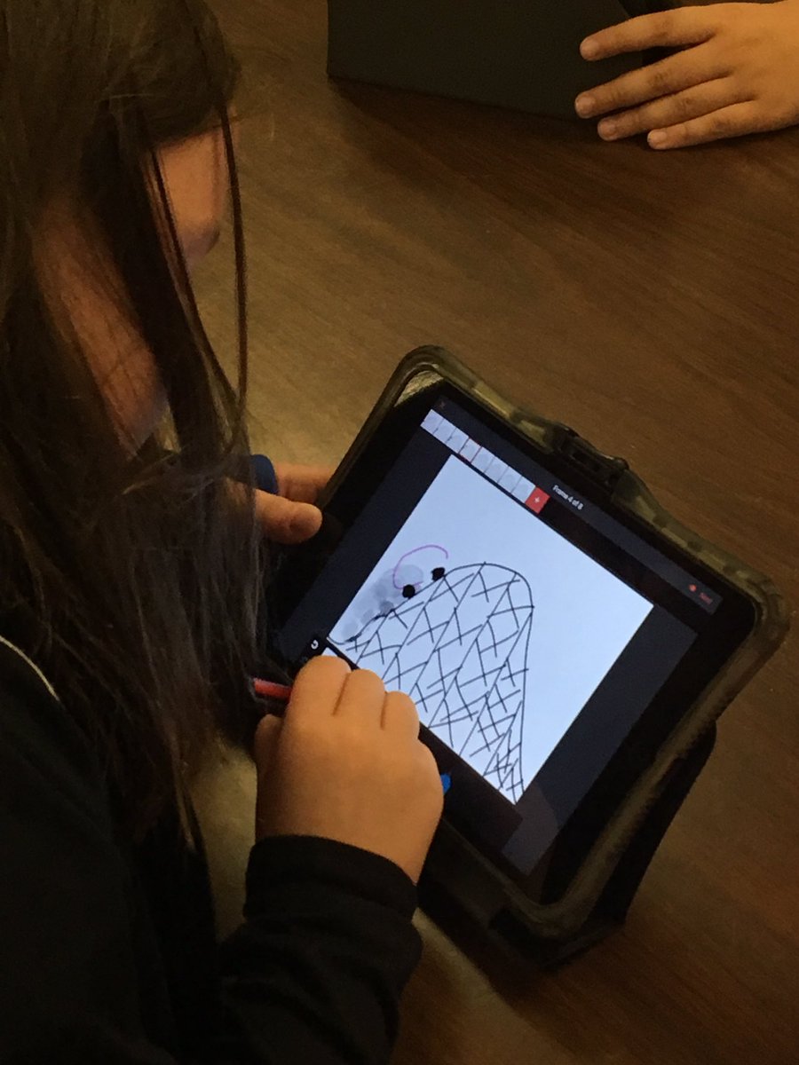 eglane66's tweet photo. Digital Art Wednesday!  Students learning animation techniques with Animatic.  @ArtAtRidgewood @GetAnimatic @RidgewoodES https://t.co/HuFidw4rCZ