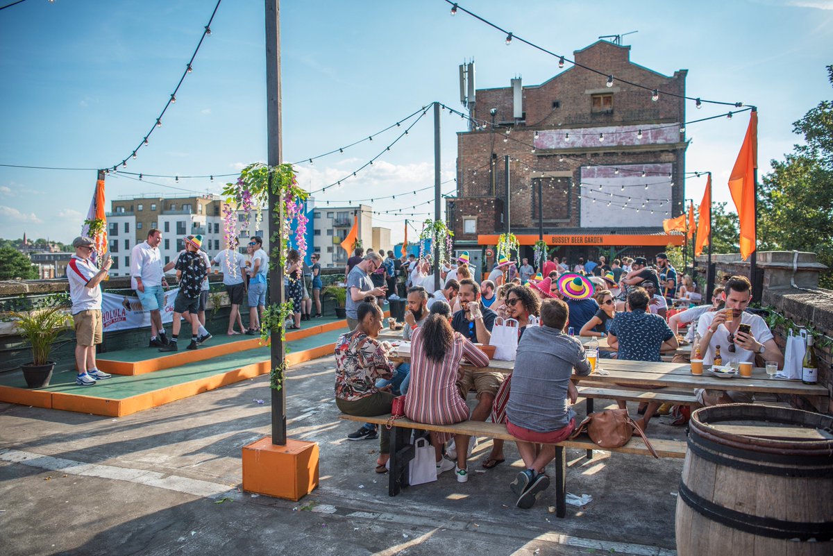 This weather is reliving summer and tomorrow is set to be a scorcher, come and chill with us up on the roof. We will be open serving up some amazing #craftbeer and always bringing a good vibe. #busseybeergarden.