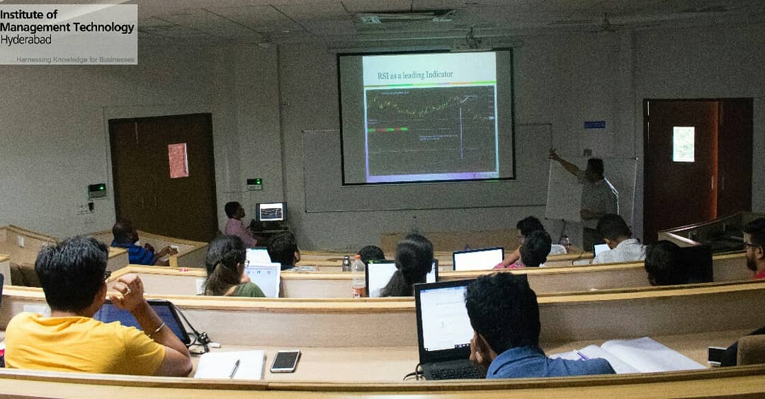 imthyd's tweet photo. #Finacea the finance club of #imthyd in association with @TheMoneyRoller organized a certification course workshop on "#TechnicalAnalysisofFinancialMarket" where students were exposed to various #financialaspects and fundamentals which drive the #financialmarket. https://t.co/V1hPTHEQHU